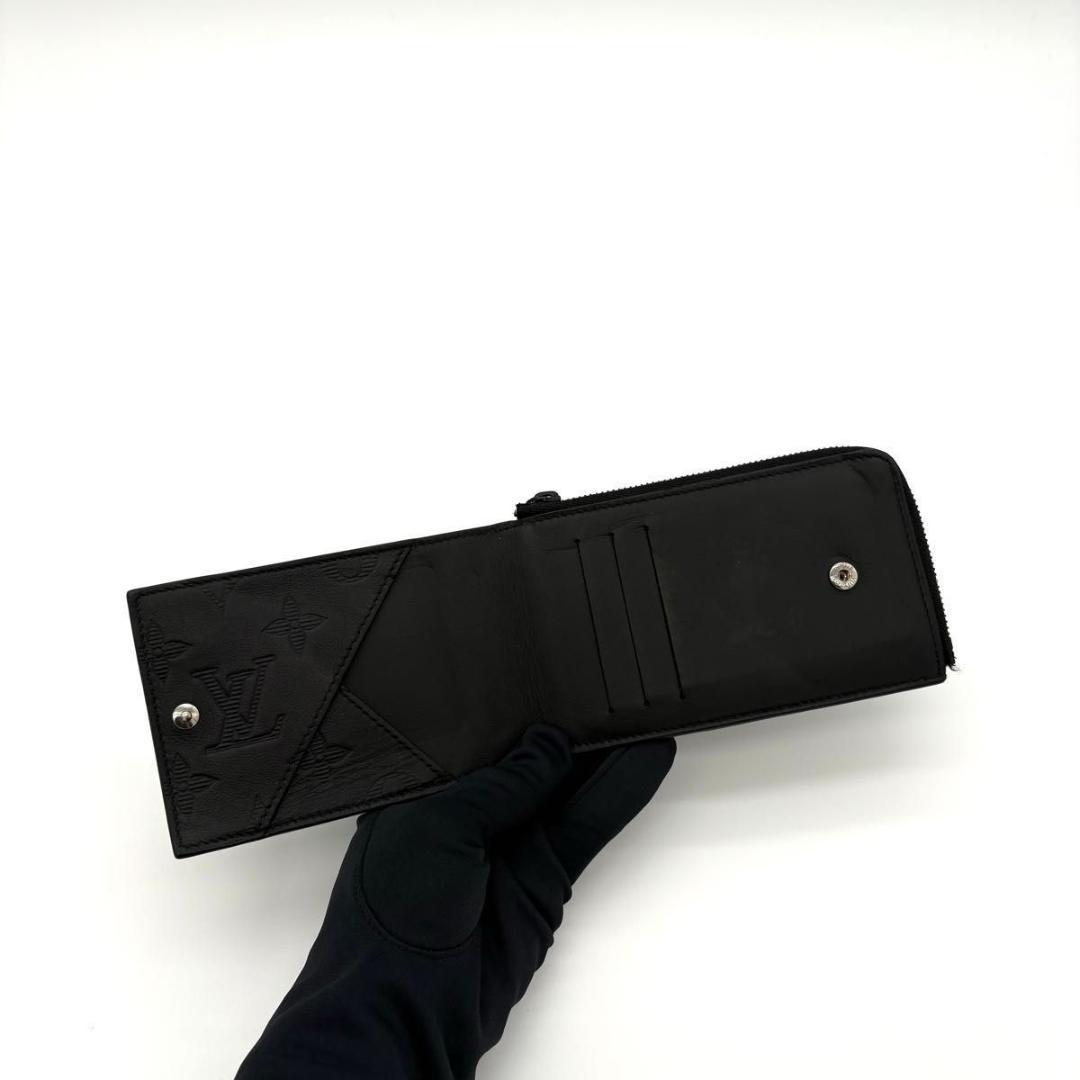 ルイヴィトン モノグラム シャドウ ハイブリッド ウォレット 黒 2241