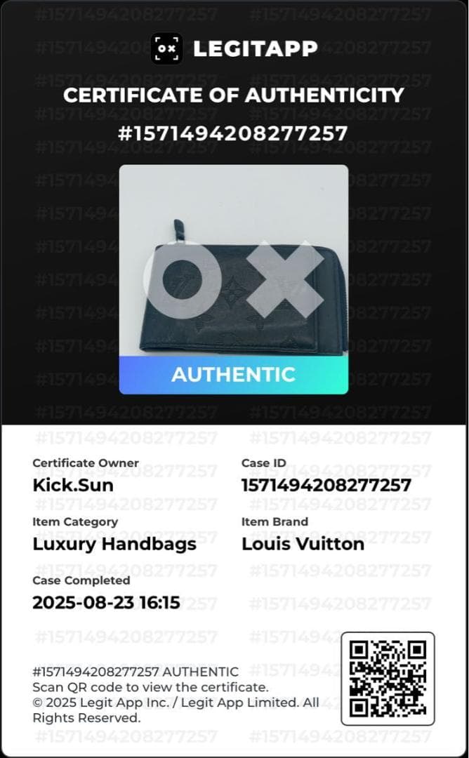 ルイヴィトン モノグラム シャドウ ハイブリッド ウォレット 黒 2241