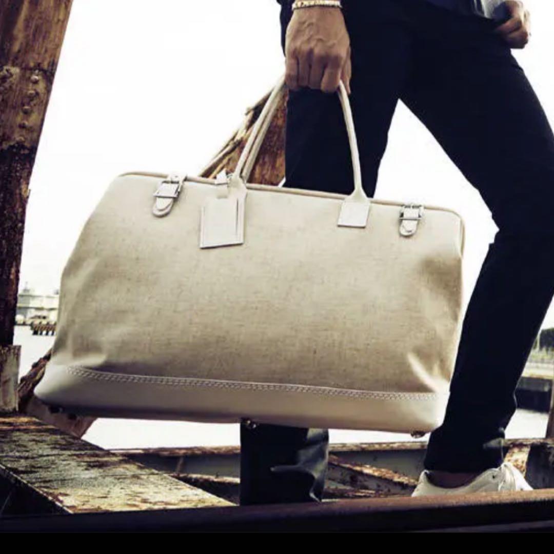 ✨未使用✨TRAVER トレヴァー ガーメントバッグ リネン 2way