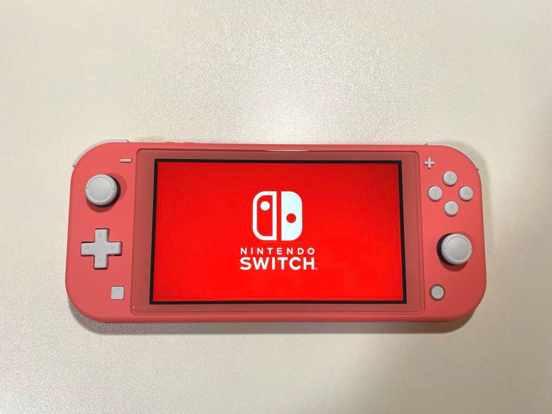 Nintendo Switch Lite コーラル　本体　ケース&ソフト付き