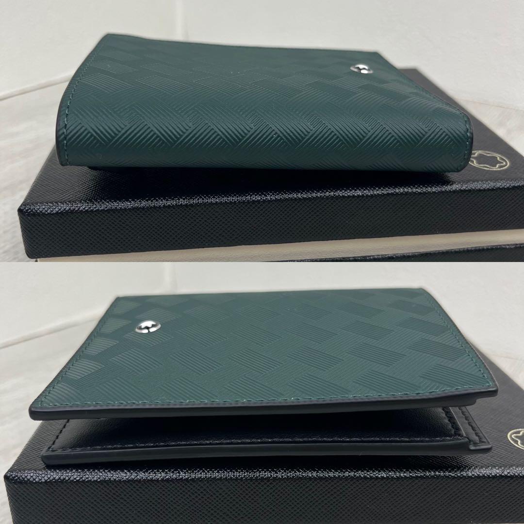 未使用級✨ MONTBLANC モンブラン 折り財布 エクストリーム グリーン