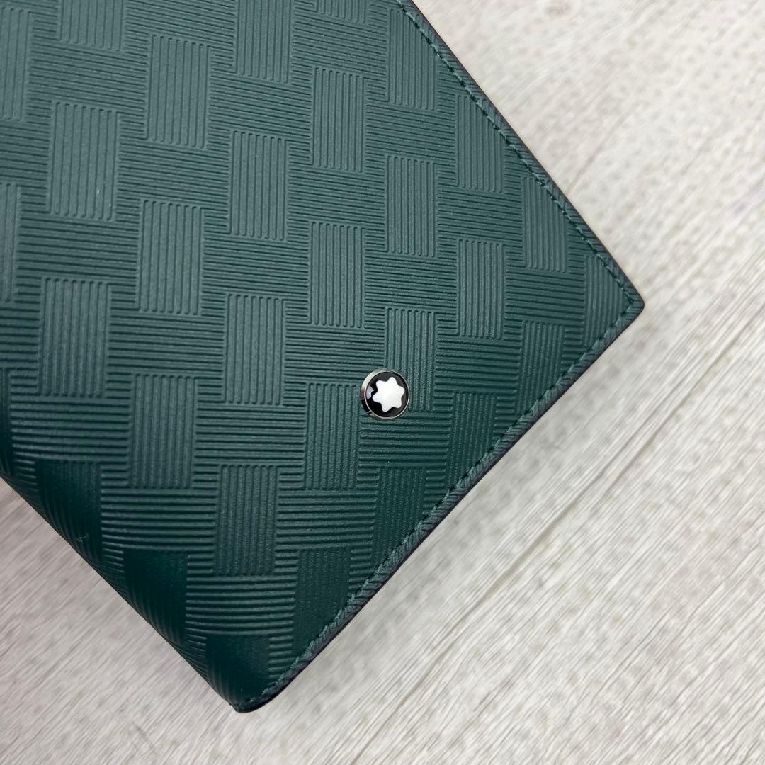 未使用級✨ MONTBLANC モンブラン 折り財布 エクストリーム グリーン