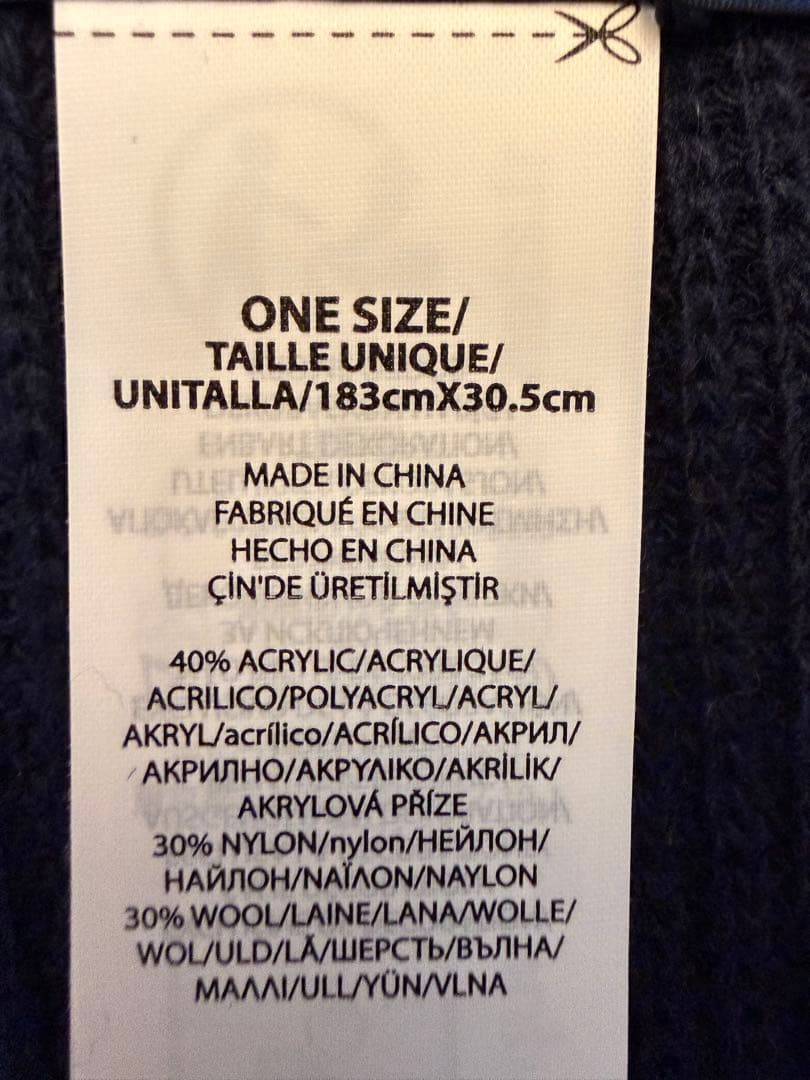 Polo Ralph Lauren テディベアマフラー ネイビー