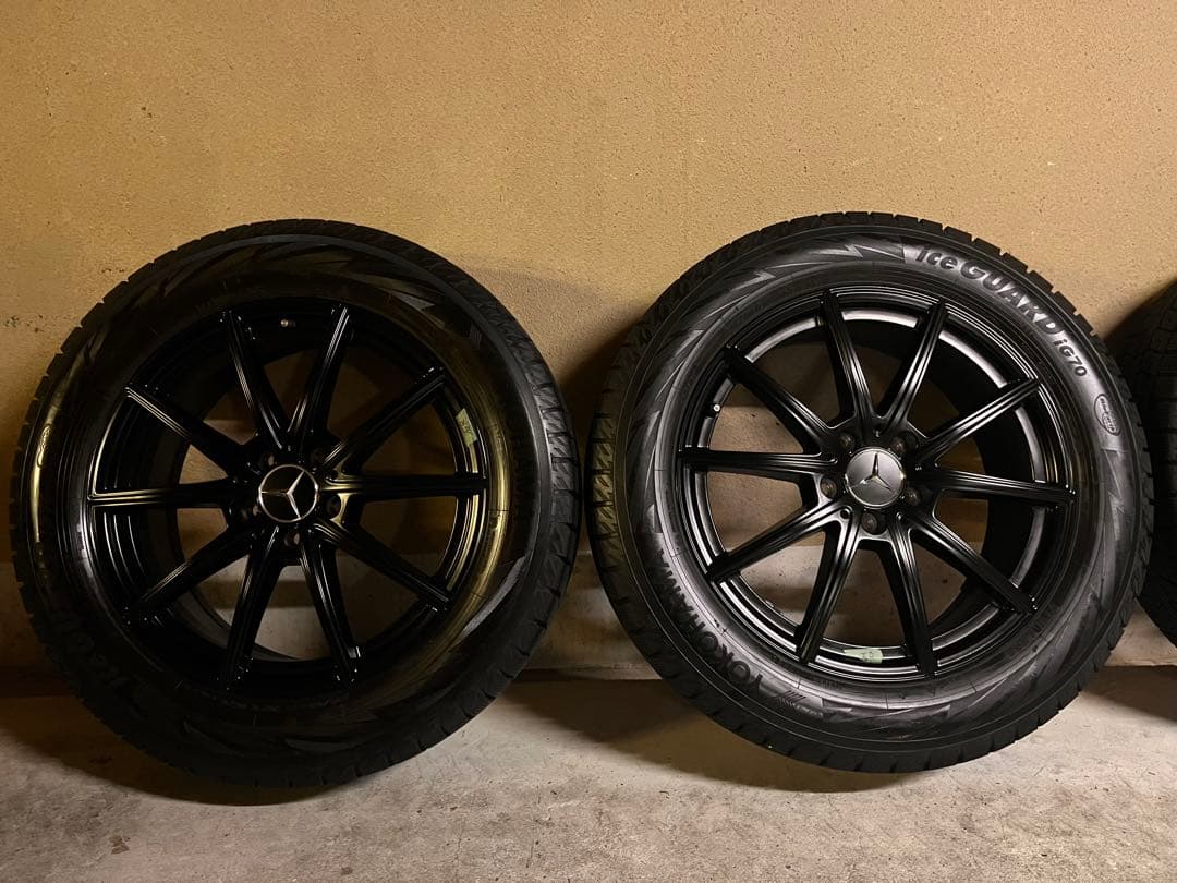 Mercedes-Benz 18インチ スタッドレス　ブラックホイールセット