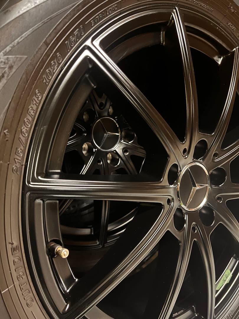 Mercedes-Benz 18インチ スタッドレス　ブラックホイールセット