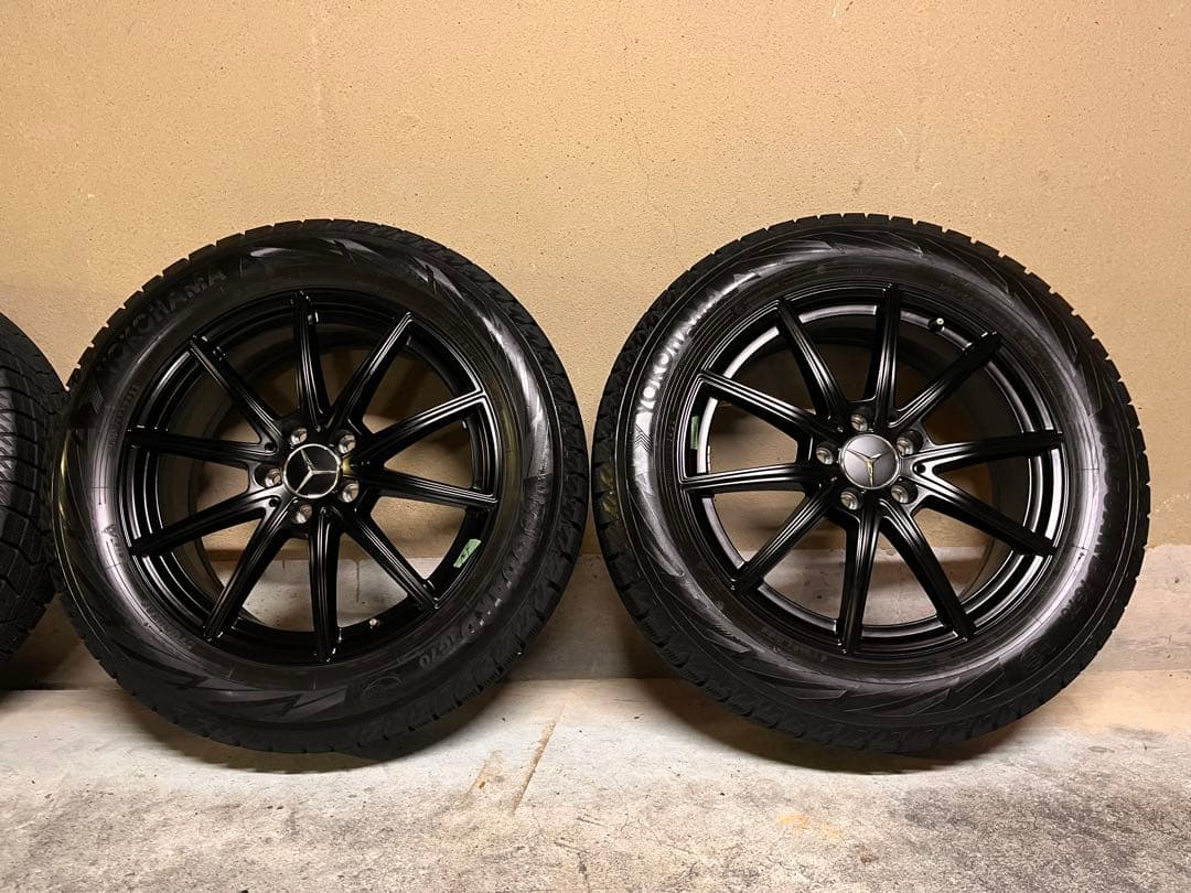 Mercedes-Benz 18インチ スタッドレス　ブラックホイールセット