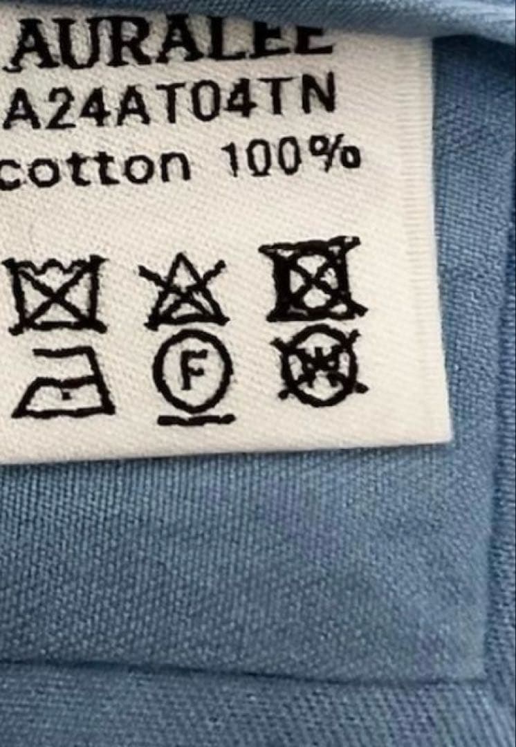 小物 AURALEE 24AW WASHED FINX TWILL TIE