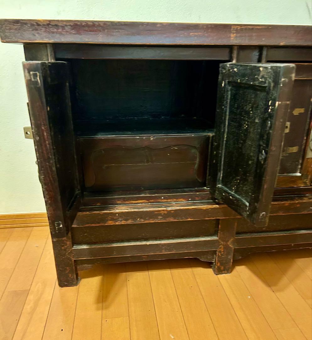 アジアン家具 アンティーク テレビ台 キャビネット　ローボード　香港で購入