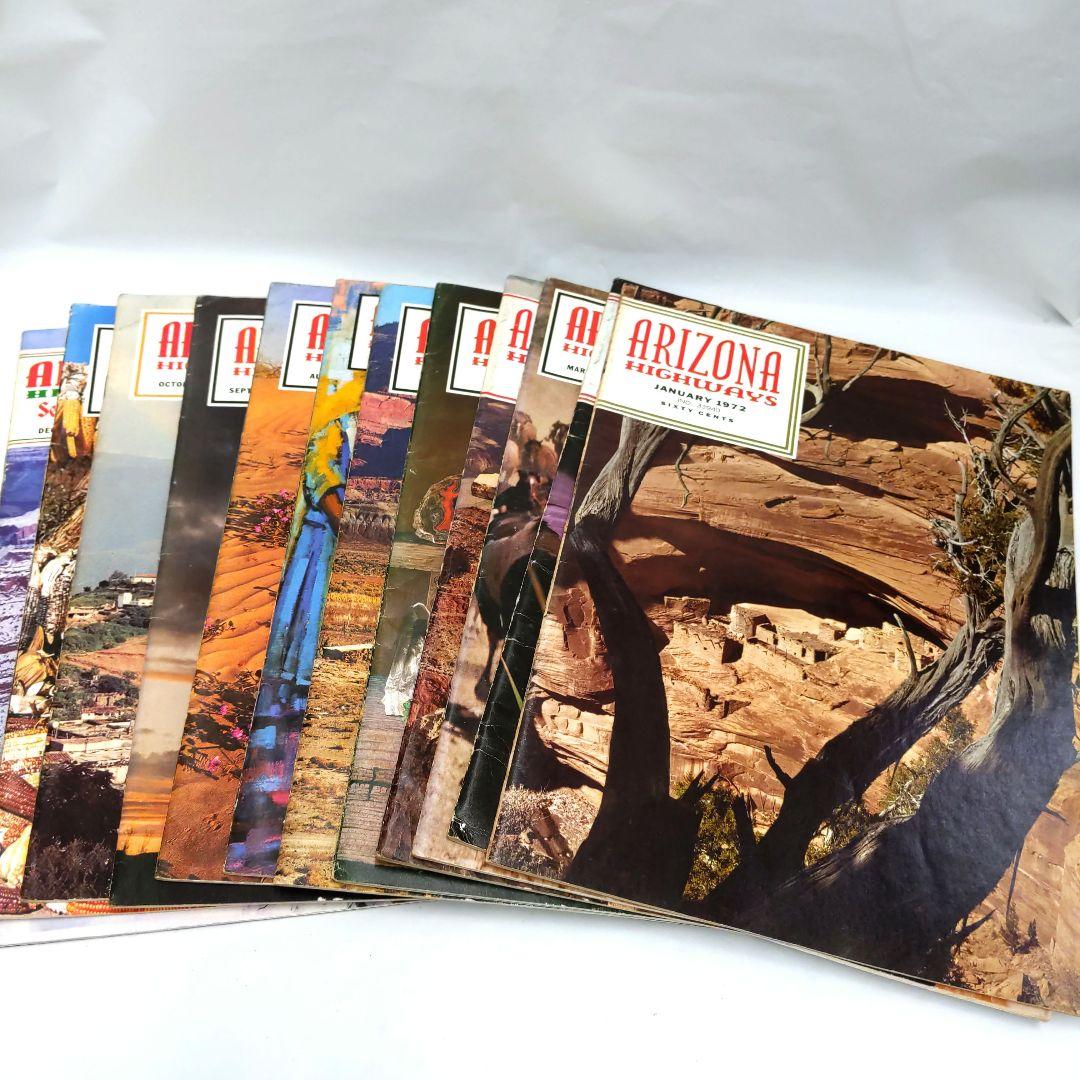 ARIZONA HIGHWAYS 1972年 1年分 アリゾナ 雑誌 アメリカ