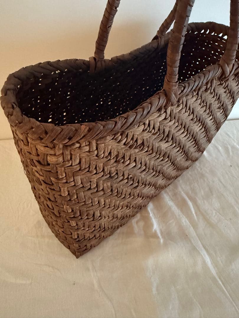 純国産　奥会津　山葡萄手提げ籠