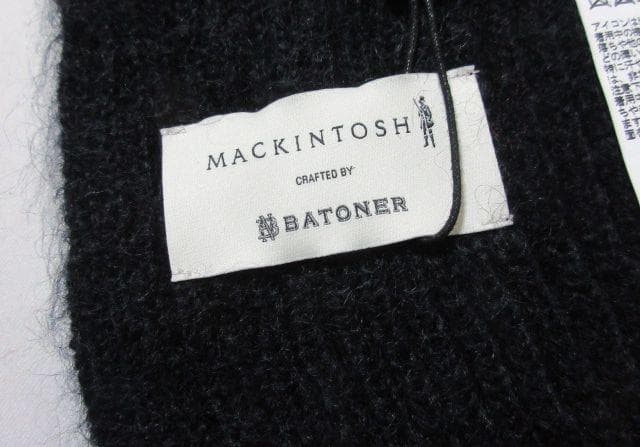 バトナー BATONER マッキントッシュ MACKINTOSH マフラー 紺