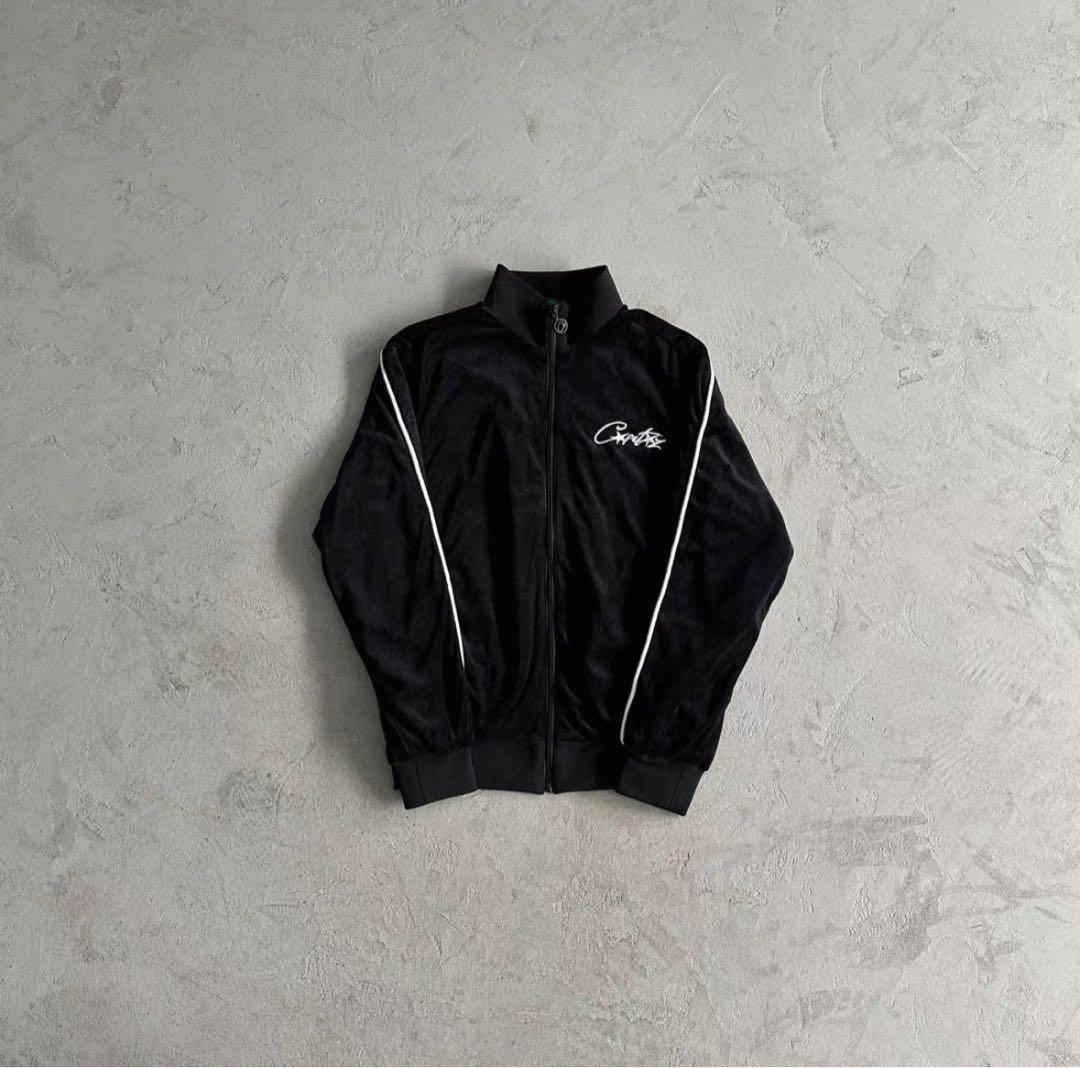 Corteiz ベロア　セットアップ　ブラック