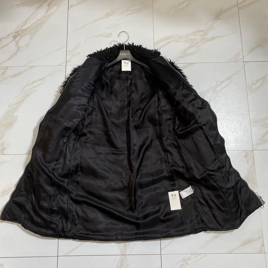 タグ付♡スナオクワハラコレクションモデル ナイロンツイルヴィンテージファーコート