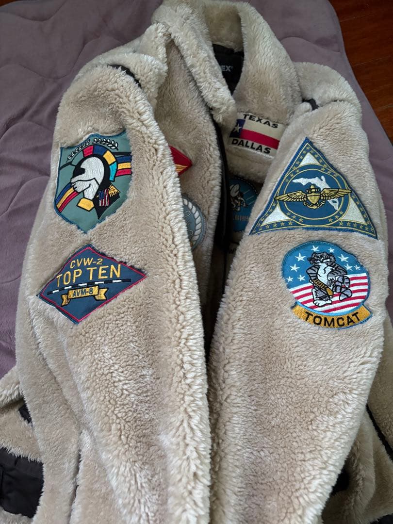 AVIREX フリースジャケット XL