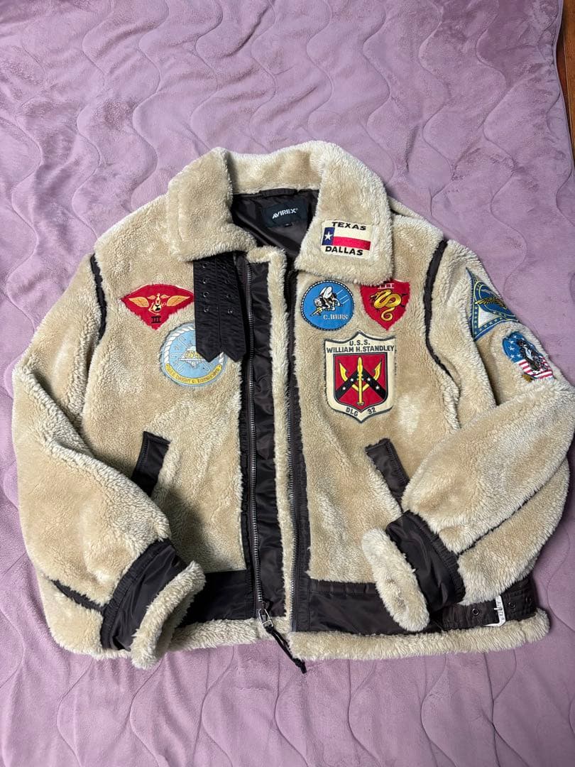 AVIREX フリースジャケット XL