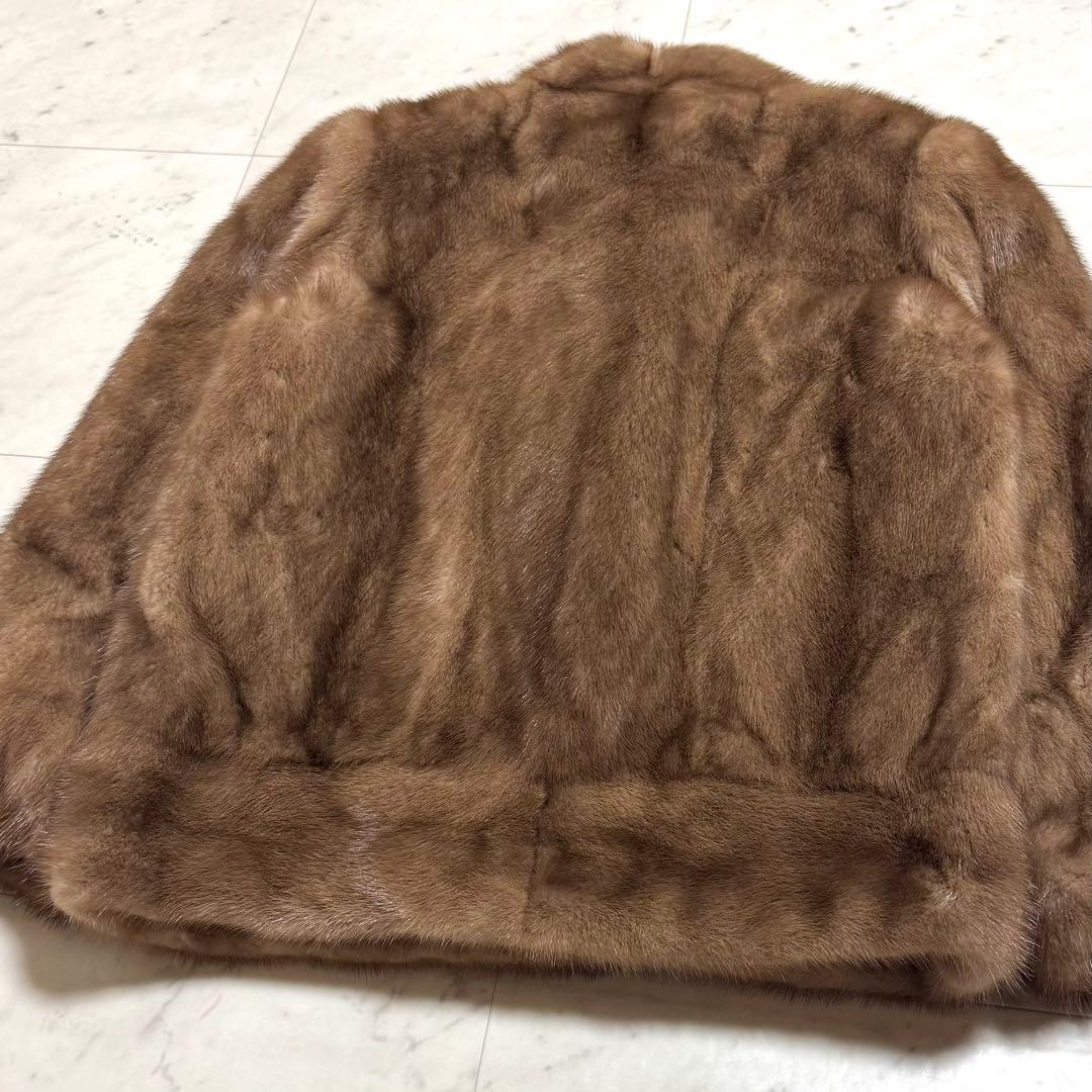 Cizenne SAGA MINK 毛皮コート ミンク 金サガ ベージュ 11号