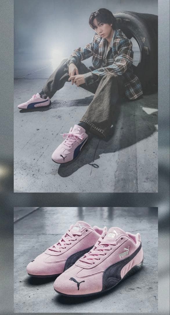 PUMA プーマ スピードキャットOG スウェード ピンク 24㎝