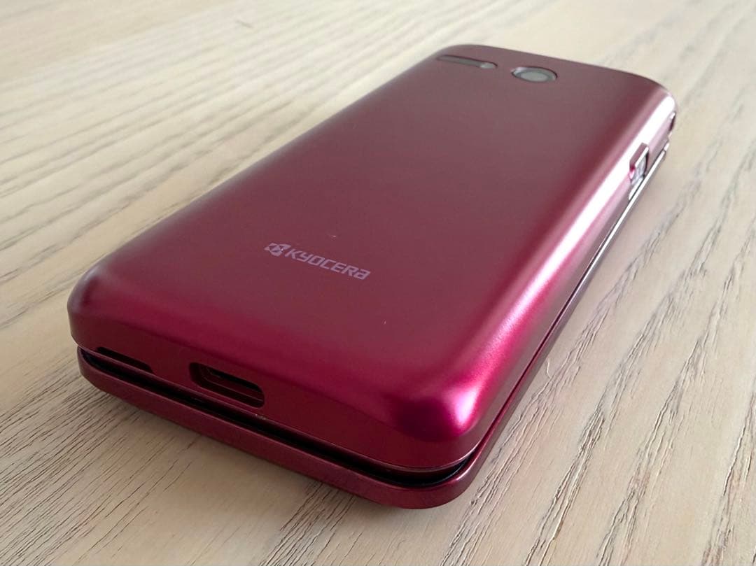 かんたんケータイ KYF41 初期化済み 卓上ホルダー付 au