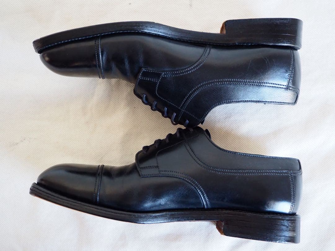 靴 J.M Weston 755 Classic Derby Cap toe