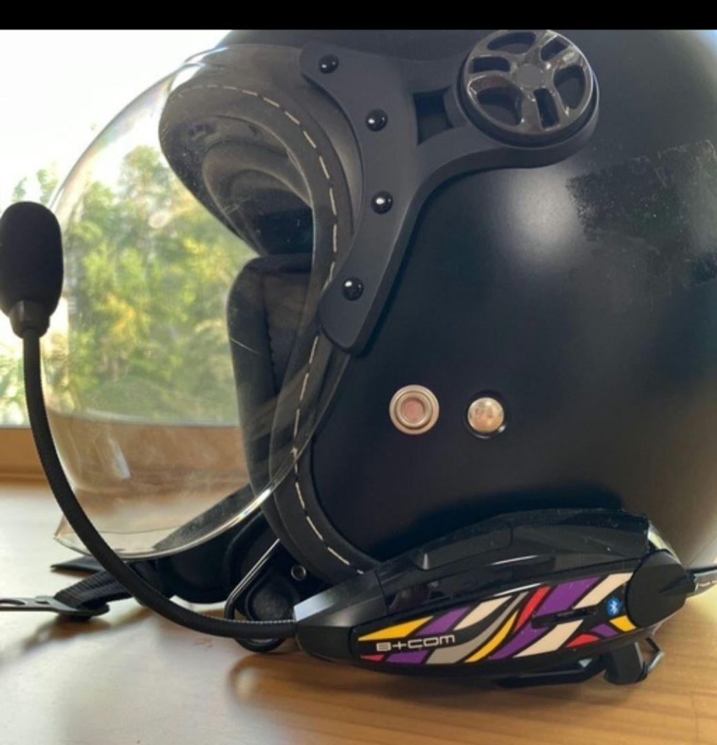 Clim borderジェットヘルメット B-COM ONE付き 女性オーナー