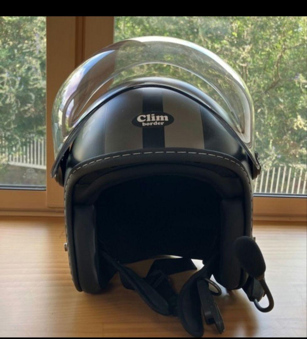 Clim borderジェットヘルメット B-COM ONE付き 女性オーナー