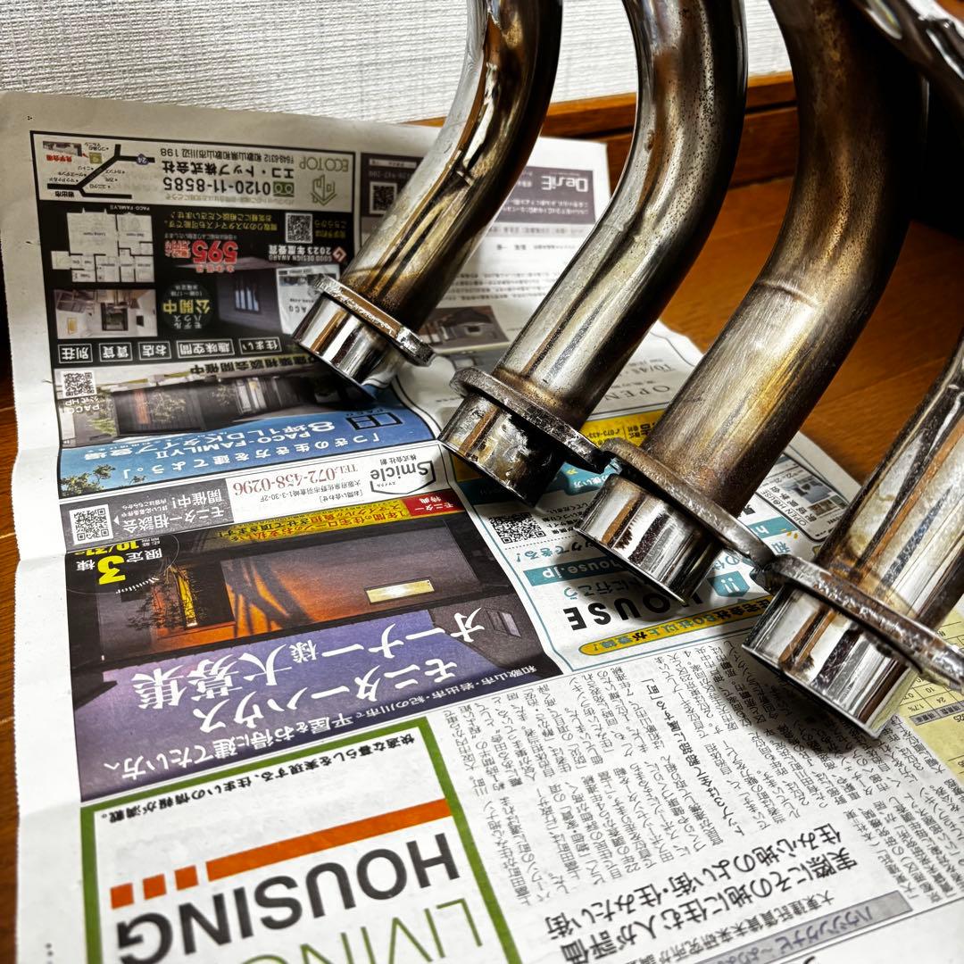 美品✨HONDA HORNET ホーネット メッキ ショート菅