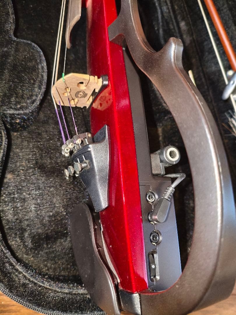 【ACアダプター付】YAMAHA サイレントバイオリン SV-120 レッド