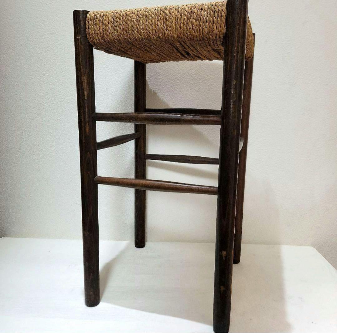 【大サイズ】飛騨産業 縄張りチェアー ビンテージ ラッシュ編み 北欧