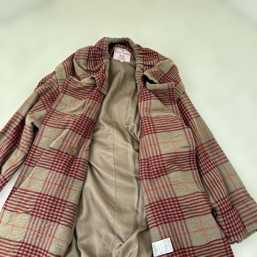 Vivienne Westwood RED LABELコート　赤　チェック