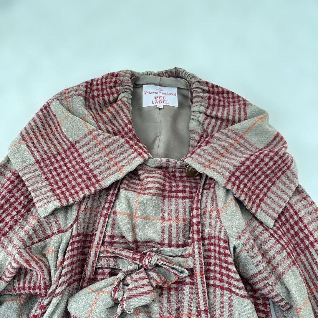 Vivienne Westwood RED LABELコート　赤　チェック
