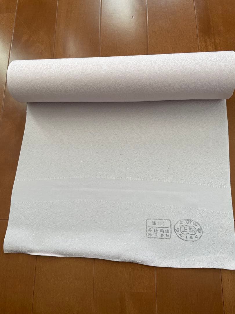 正絹　色無地　桜色