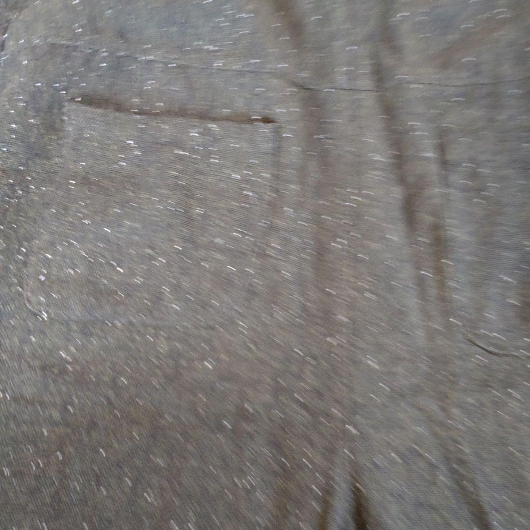 黒いニット風サロペット&スカート