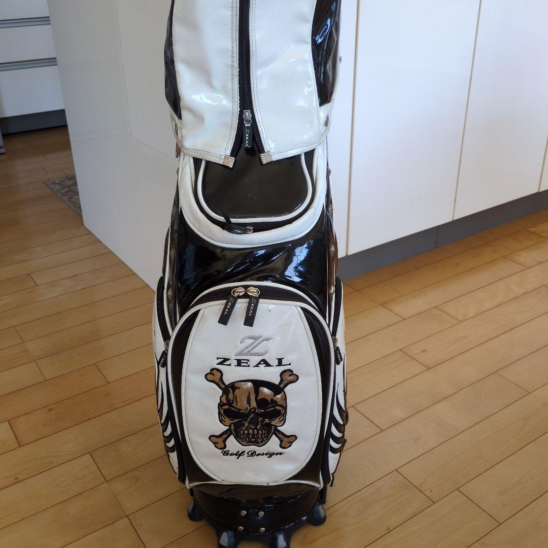 ZEAL ❗️派手❗️スカルデザイン キャディバッグ