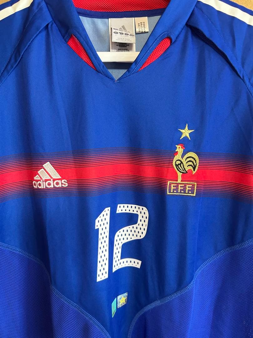 ティエリアンリ　サイン入りユニホーム　フランス代表　認証シール付き