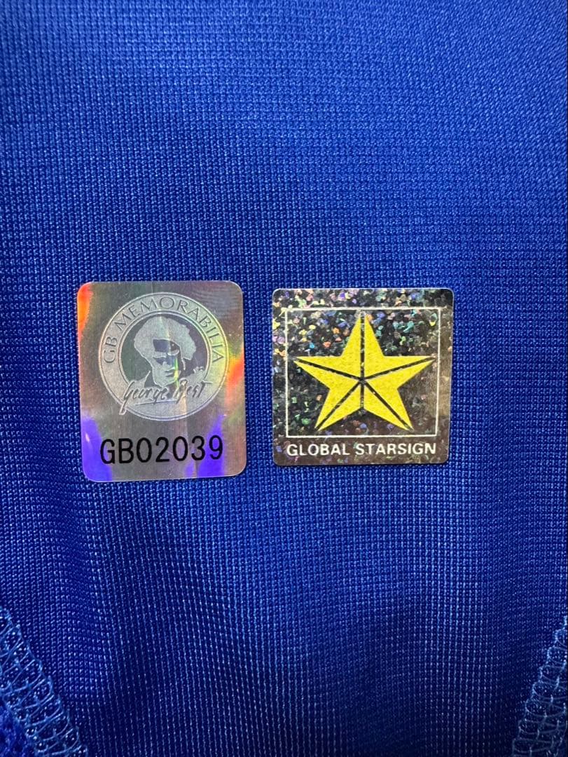 ティエリアンリ　サイン入りユニホーム　フランス代表　認証シール付き