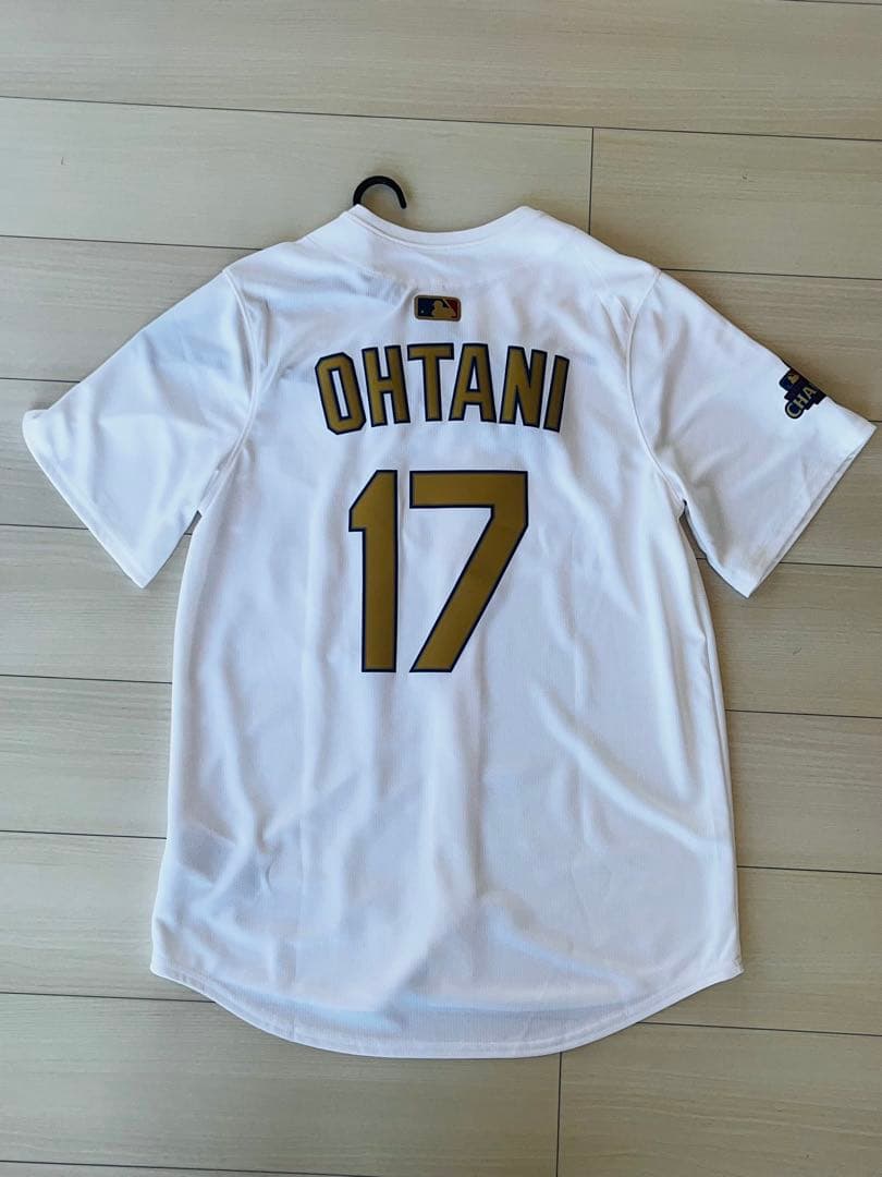 ドジャース Dodgers WS2024優勝記念 ゴールドユニフォーム 限定 M