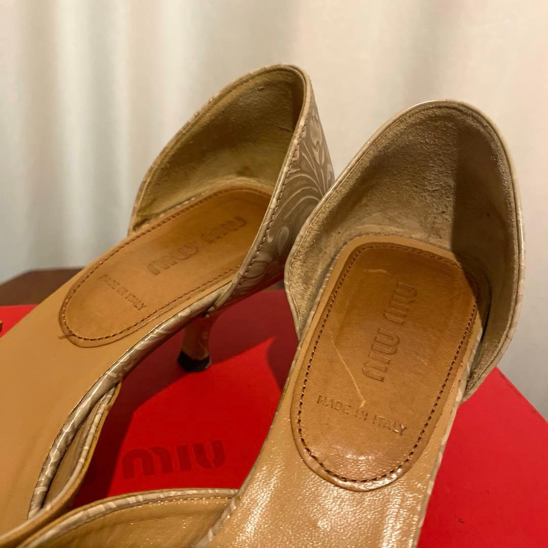ヴィンテージミュウミュウmiumiu パンプス