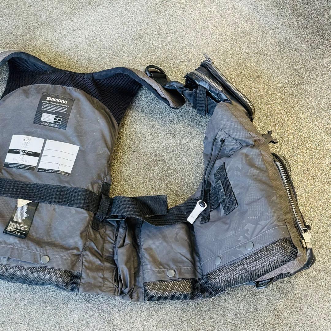 シマノ XEFO アクトゲームベスト VF-274R（サイズL）ライジャケ