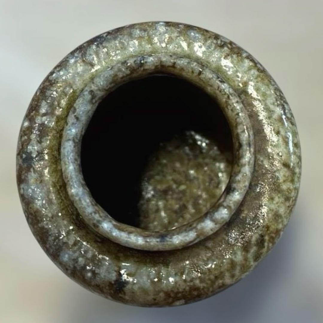 茶道具✨信楽茶陶窯元　壺中窯【保庭楽入】＆仕覆袋セット　肩衝茶入