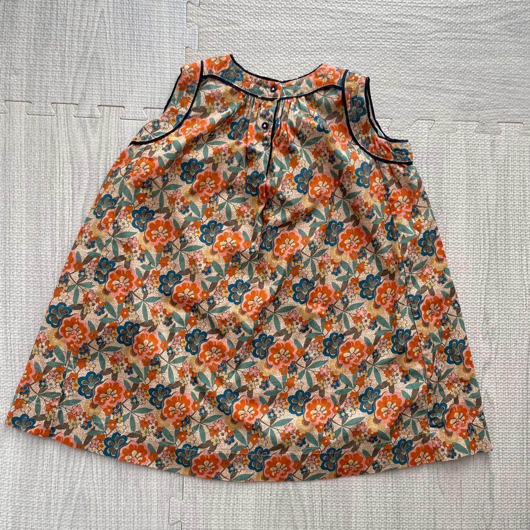 ワンピース CARAMEL GINGER DRESS vintage floral 4y