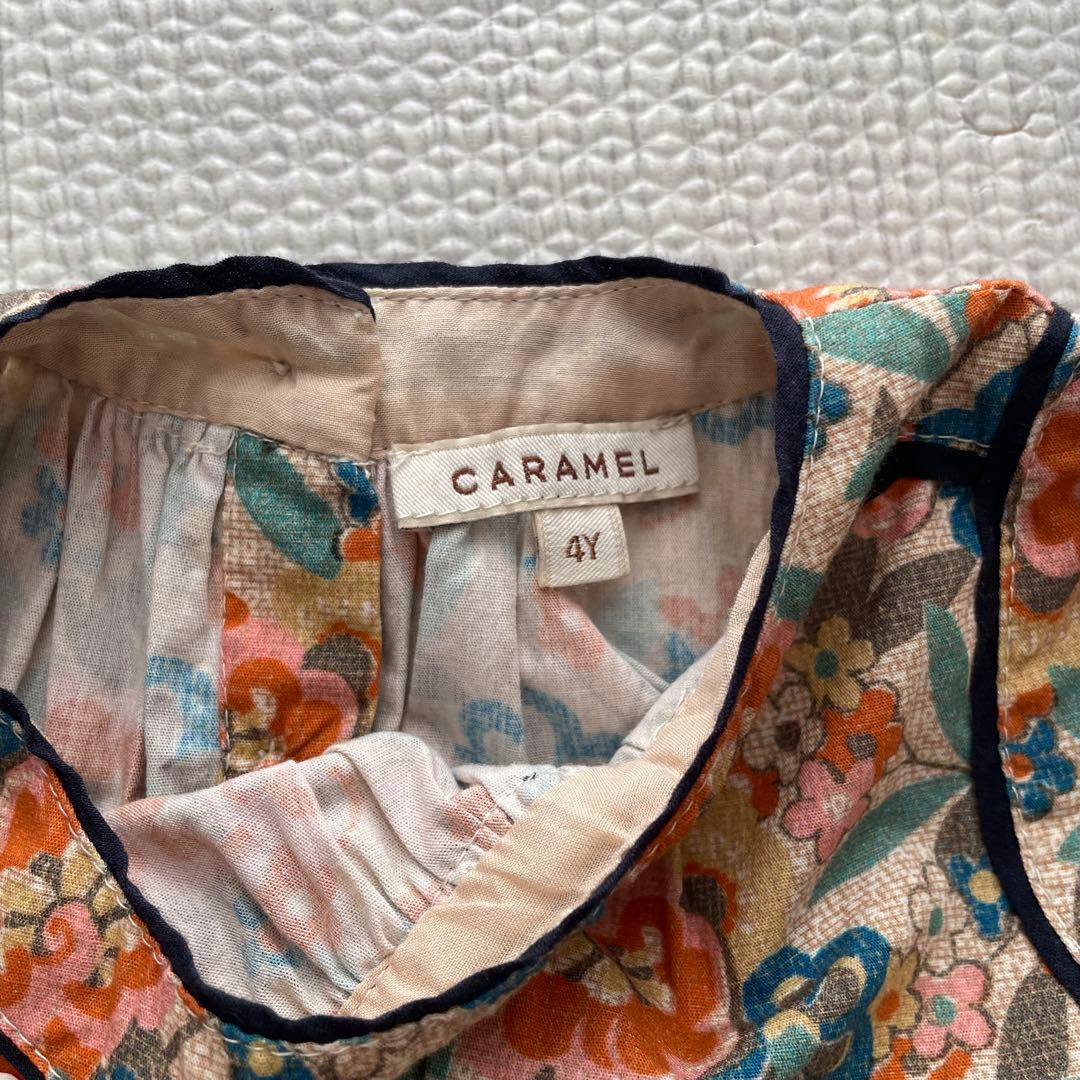 ワンピース CARAMEL GINGER DRESS vintage floral 4y