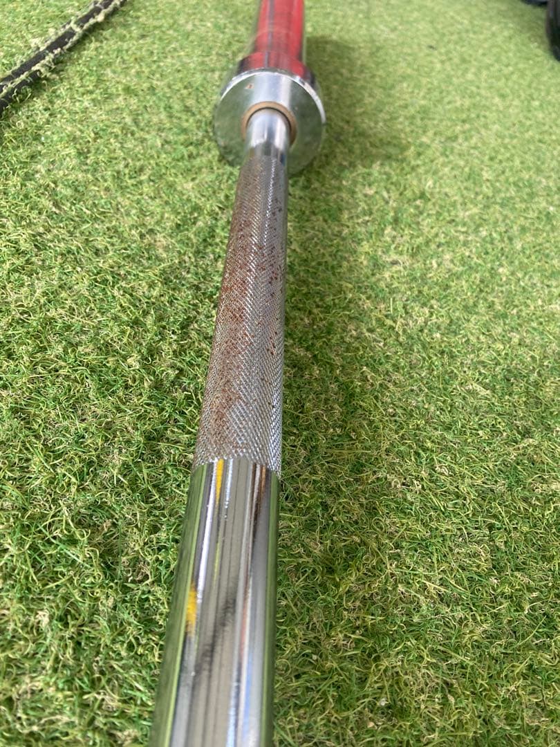 50mm径バーベルシャフト 滑り止め加工 Fit elite製