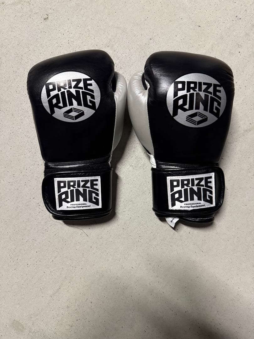 PRIZE RING ボクシンググローブ 黒/白