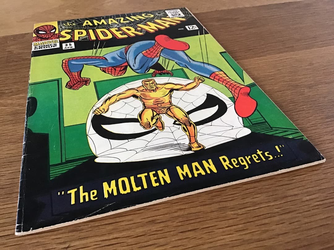 アメージングスパイダーマン #35 モルテン・マン❗️アメコミリーフ