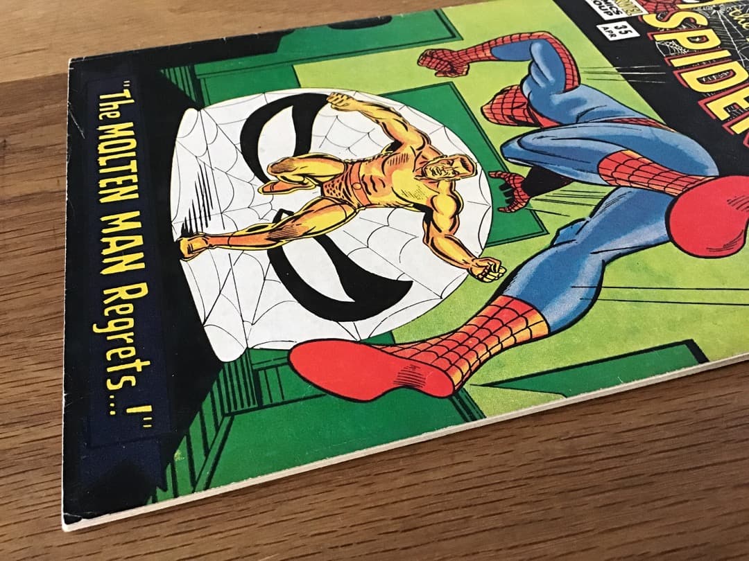 アメージングスパイダーマン #35 モルテン・マン❗️アメコミリーフ