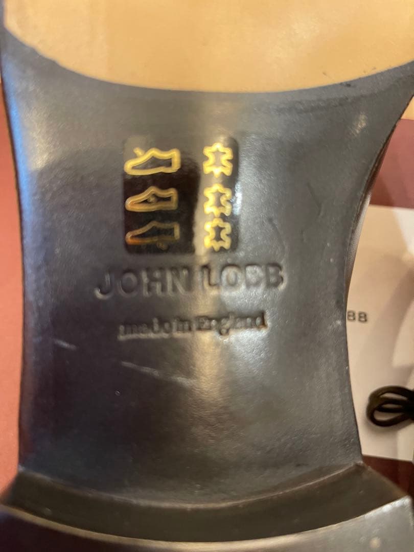 英国製新品JOHN LOBBジョンロブ フィリップ2最高級ライン濃茶 UK8.5
