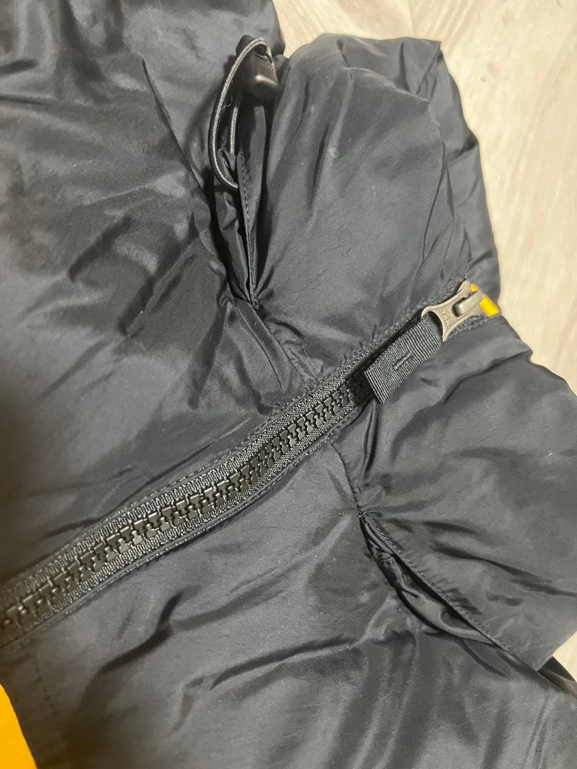 THE NORTH FACE ダウンベスト イエロー/ブラック　XLサイズ