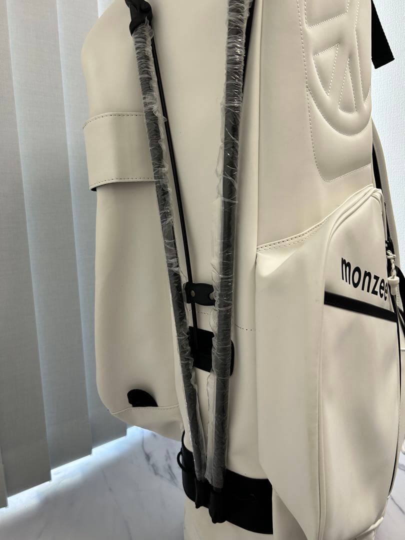 monzeeキャディバック　ホワイト　【美品⭐︎】