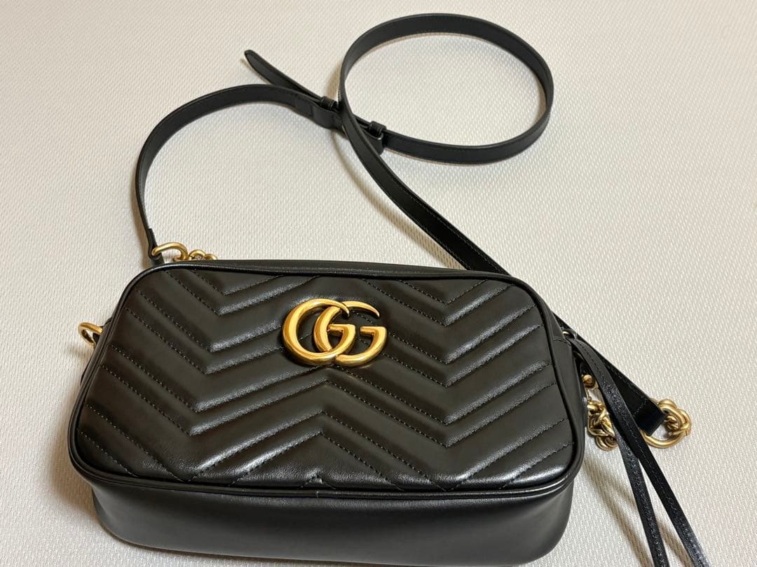 【ＭＯＭ*さま専用】GUCCI GGマーモント ショルダーバック