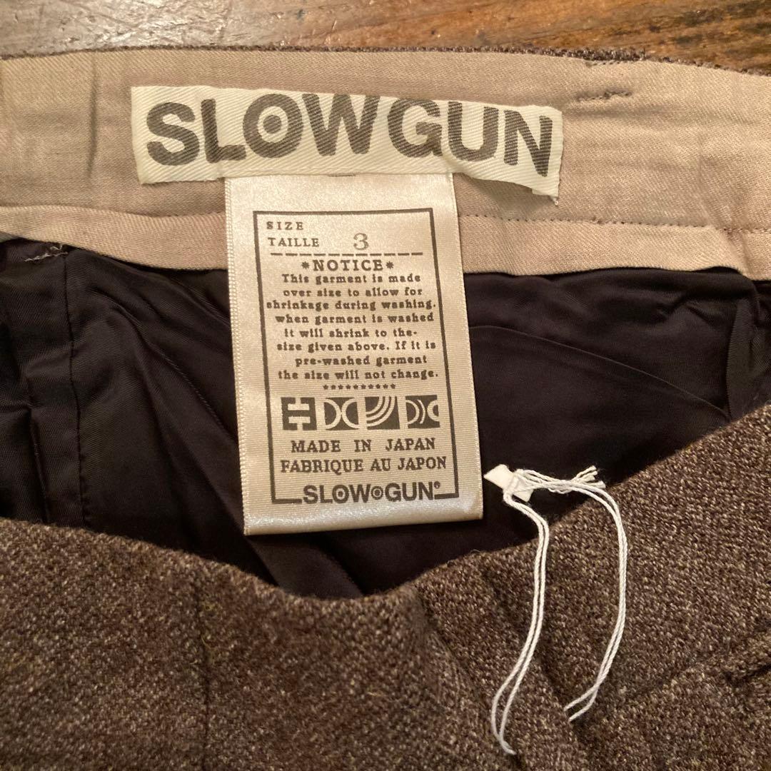 SLOWGUN ウール スリーピース テーラードジャケット スラック ベスト